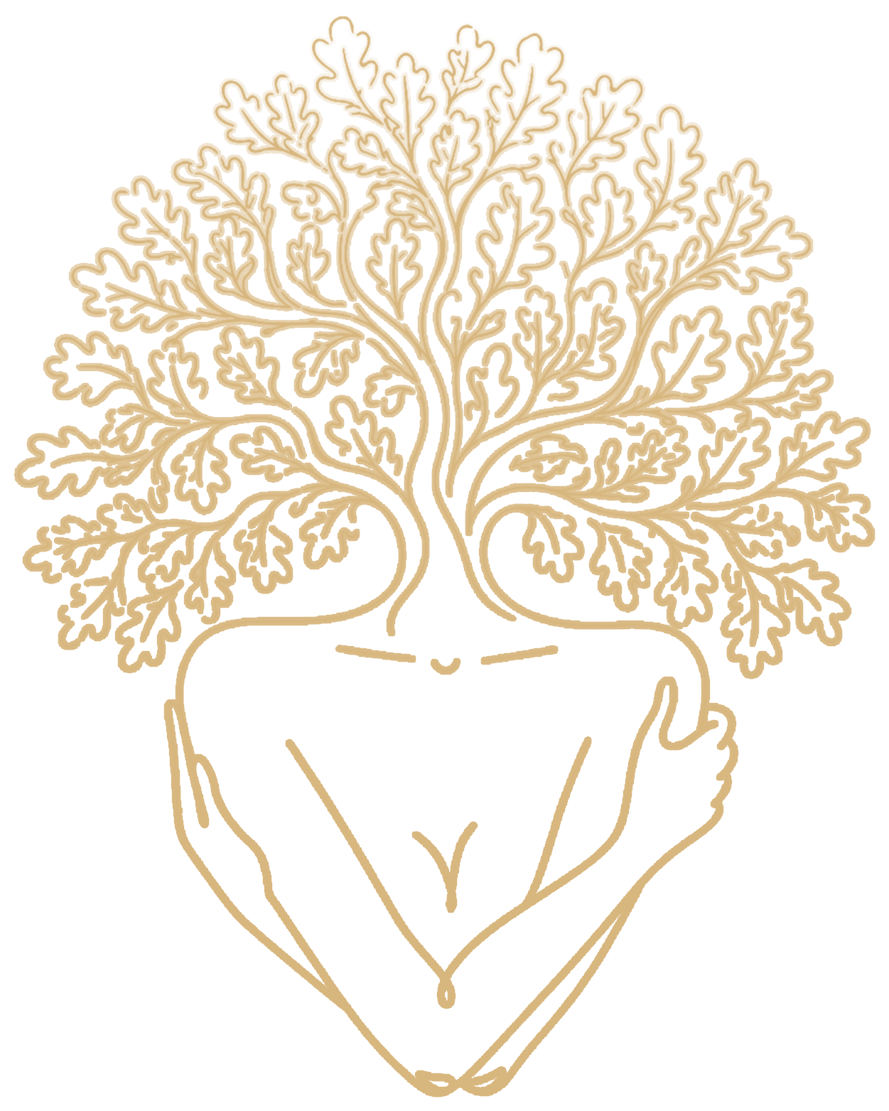 The Oaks Therapy tree-woman illustration